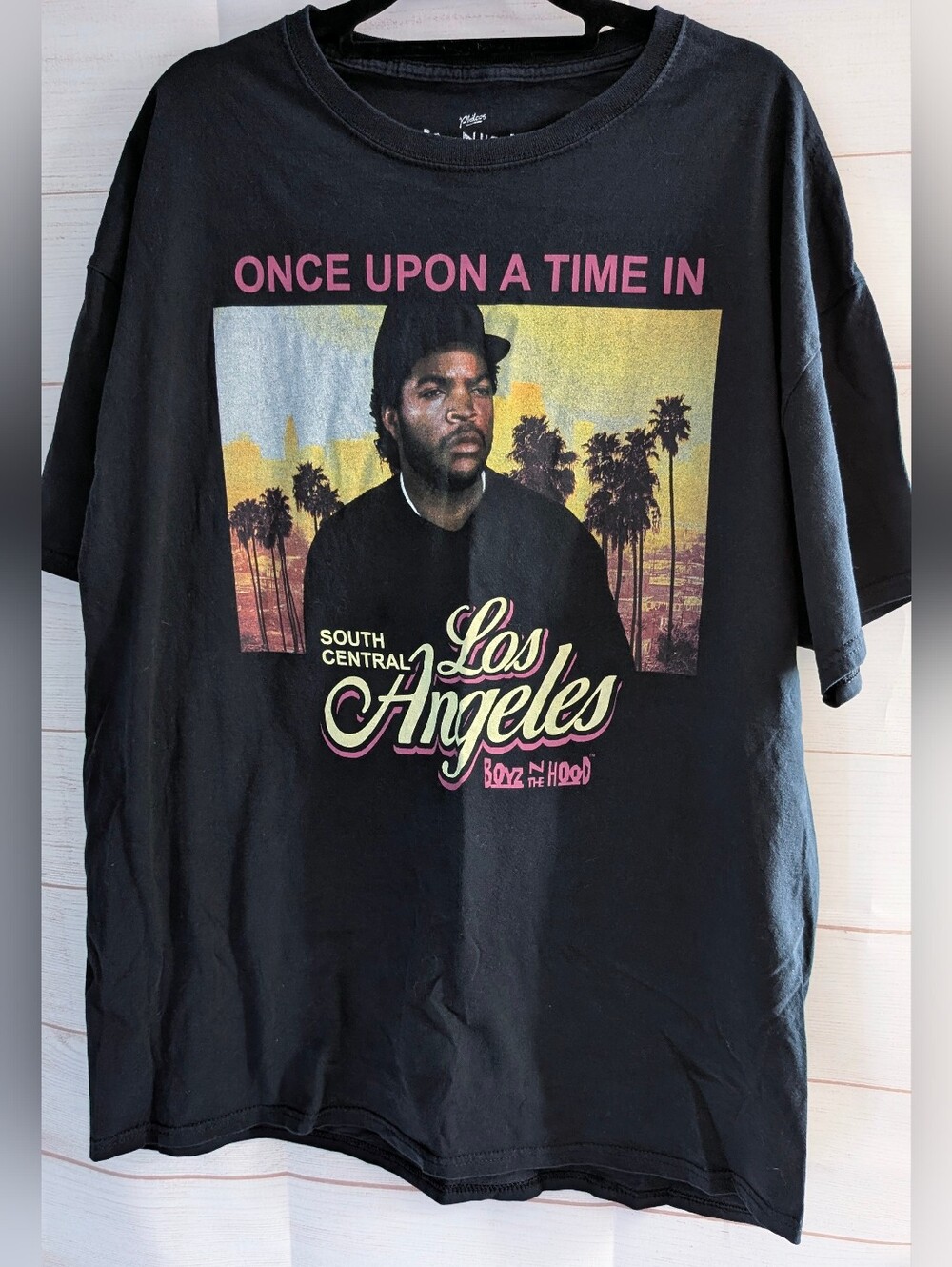 RARE Philcos Black 'Once Upon a Time in Los Angeles' Boys N The Hood Graphic Tee